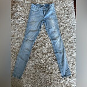 Abercrombie and Fitch Skinny Stretchy Light Wash Jeans